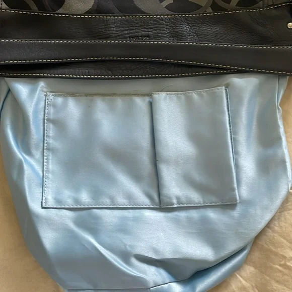 COACH Signature Hobo Shoulder Bag w/ Long Strap - Picture 7 of 9